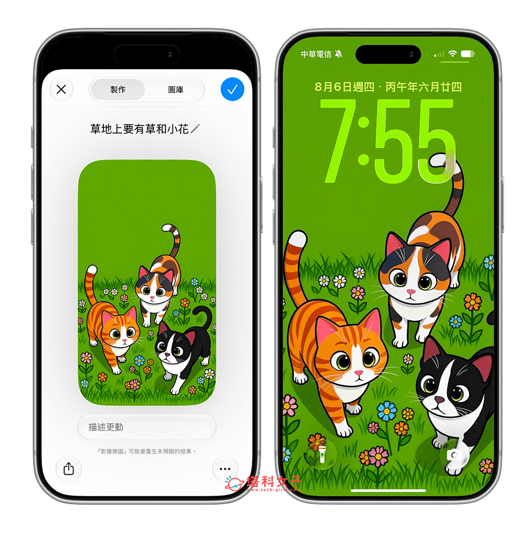 iPhone AI 製作桌布:套用