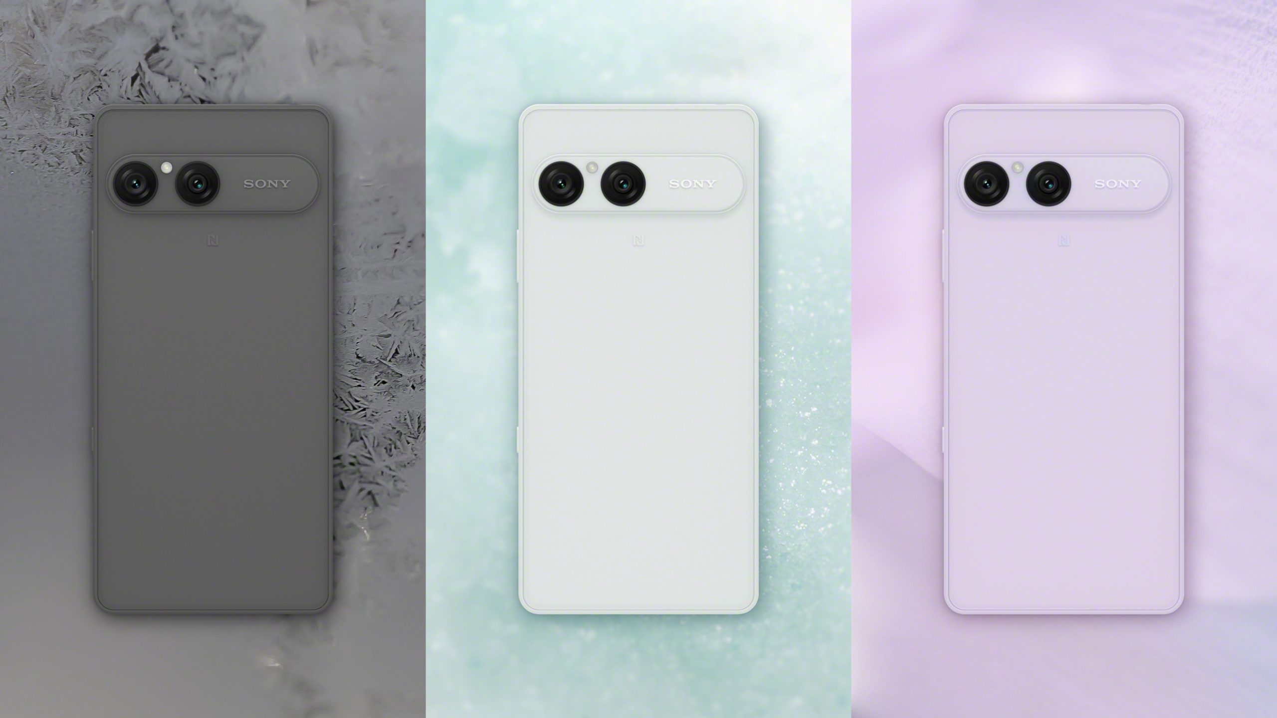 Xperia 10 VIII 共推出「初霜灰」、「沁雪白」、「迷霧紫」三款配色。