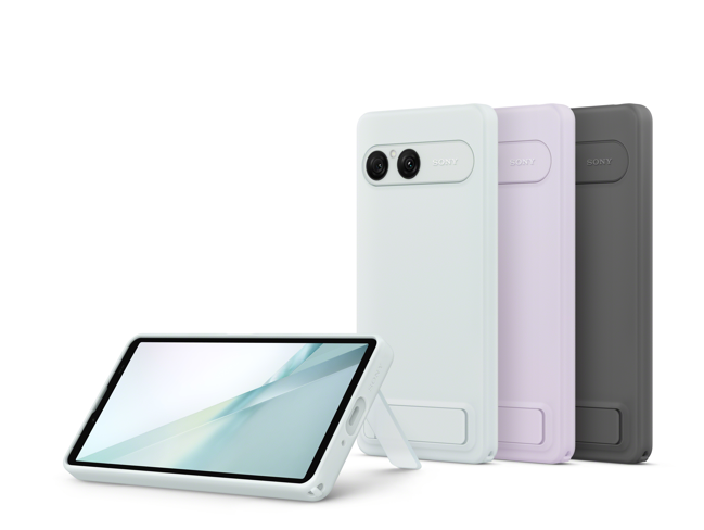 同步推出可專為 Xperia 10 VIII 打造的專屬保護殼，內建便利的隱形立架，無論直立或橫放都能隨心調整，帶來最舒適的影片觀賞體驗。