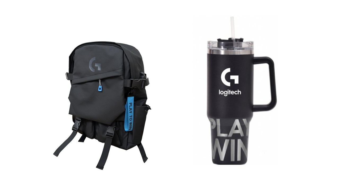 全通路裝備升級再享品牌 Logitech G 冰霸杯、品牌後背包