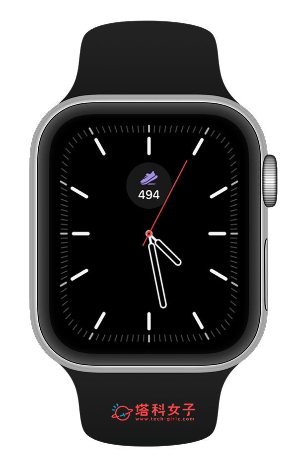 Apple Watch 步數顯示在錶面