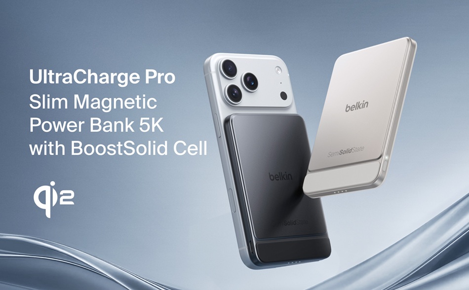UltraCharge Pro Slim Magnetic Power Bank 5K 隨身輕巧,適合通勤及外出隨身補電