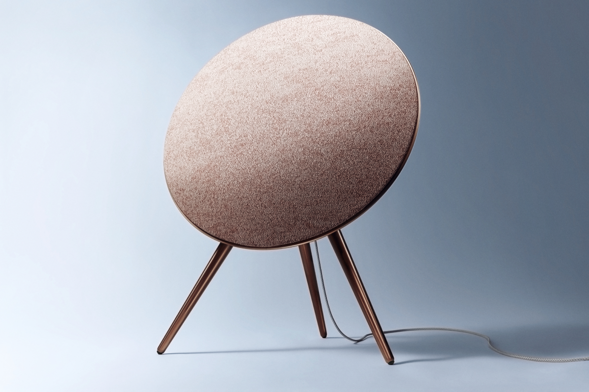 Bang & Olufsen 攜手丹麥頂級紡織品牌 Kvadrat,推出全新採用 Woolscape 布料的 Beosound A9 揚聲器